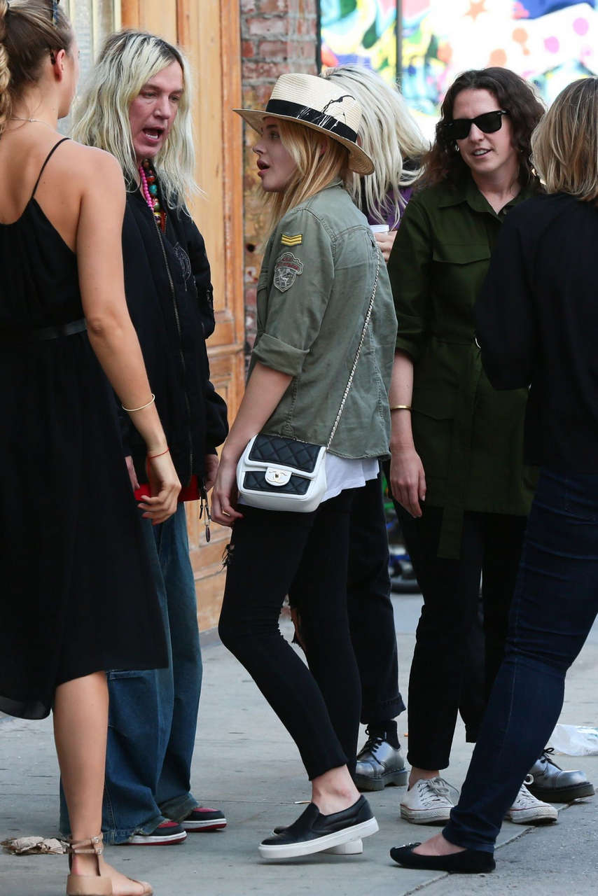 Chloe Moretz Out About New York