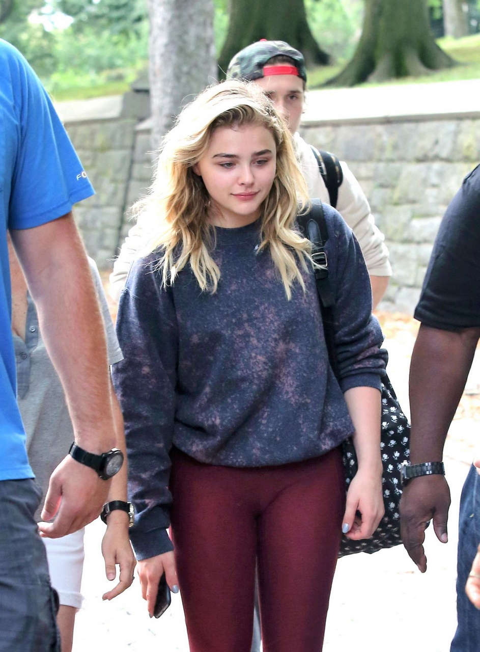 Chloe Moretz Out About New York