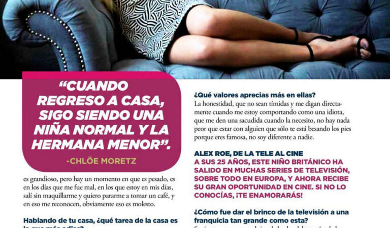 Chloe Moretz Seventeen Magazine Mexico February 2016 Issue (3 photos)