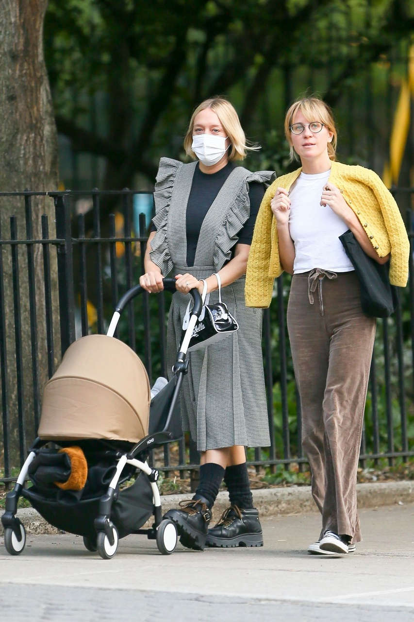 Chloe Sevigny Out With Her Baby Friend New York