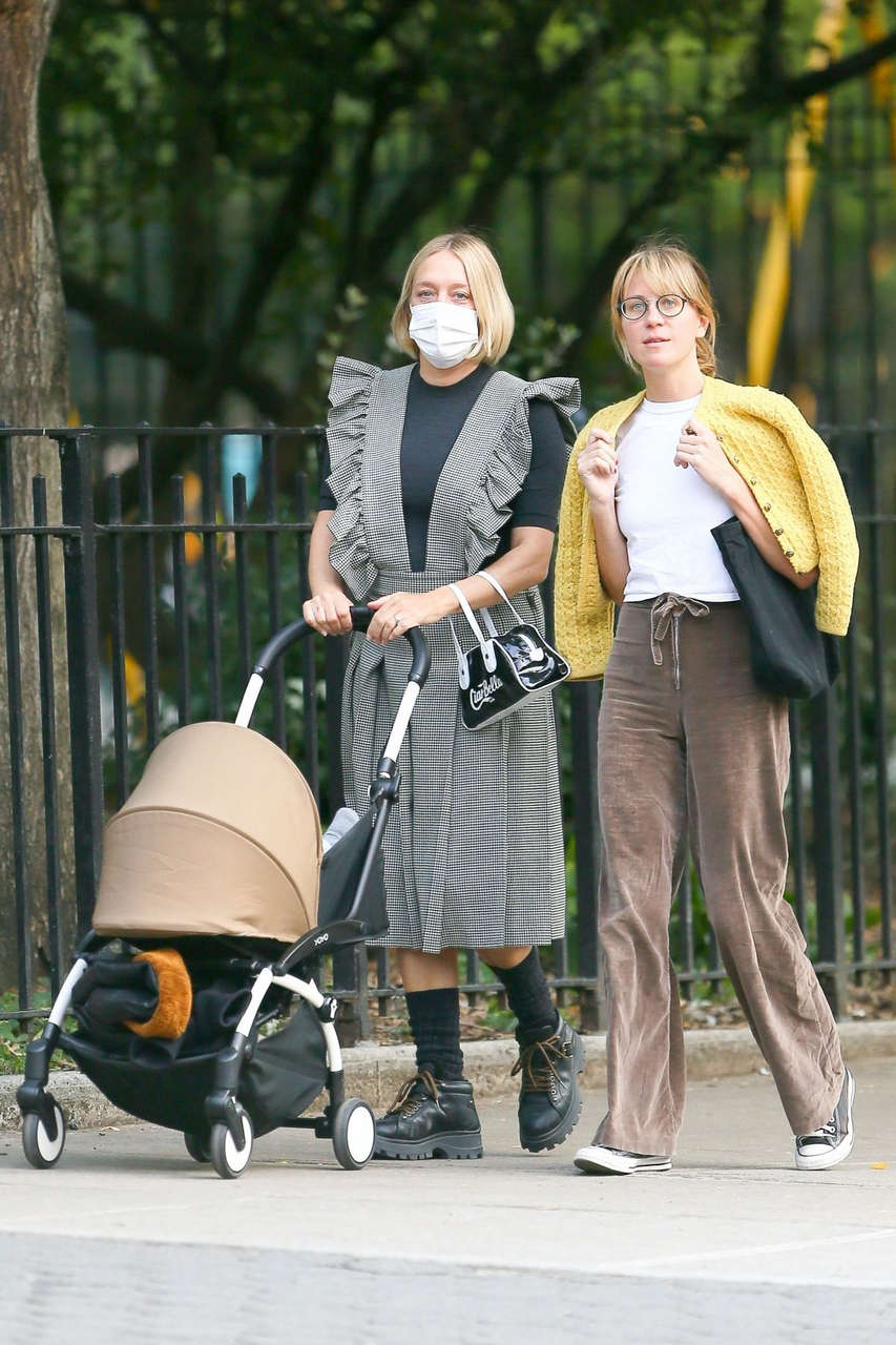 Chloe Sevigny Out With Her Baby Friend New York