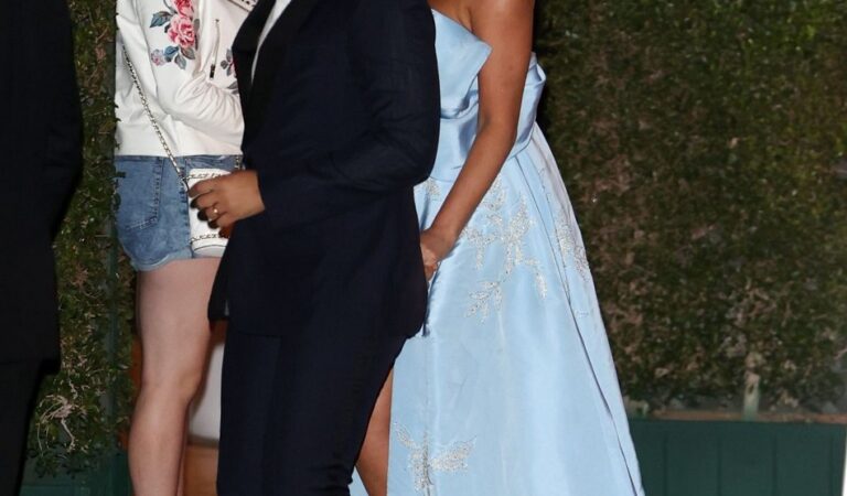Chrissy Teigen John Legend Arrives Simon Huck S Wedding Bel Air Hotel (10 photos)