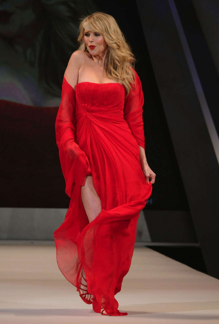 Christie Brinkley Heart Truths Red Dress Collection 2012 Fashion Show New York