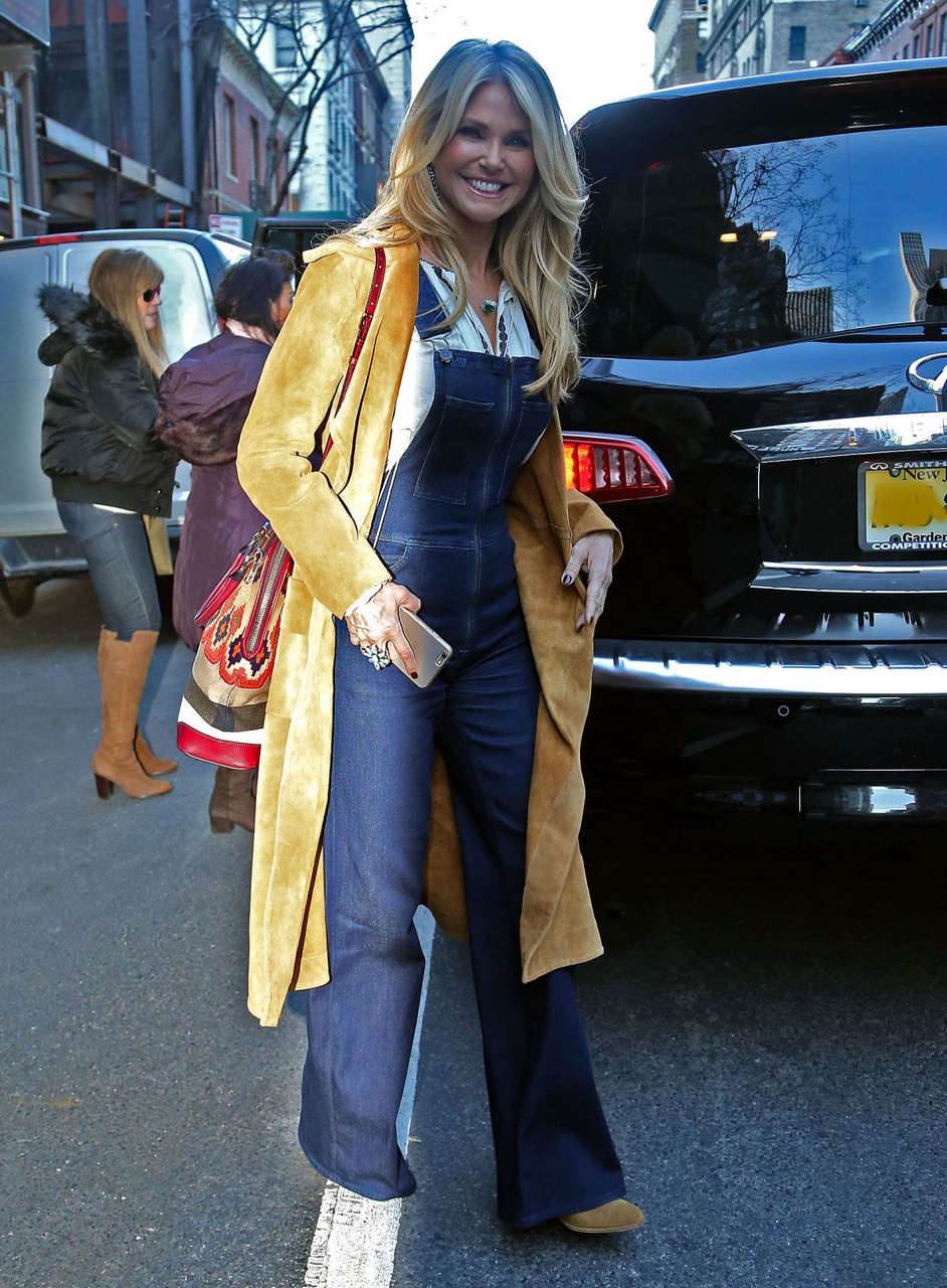 Christie Brinkley Out About New York
