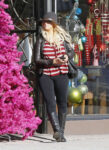Christina Aguilera Christmas Tree Shopping Beverly Hills