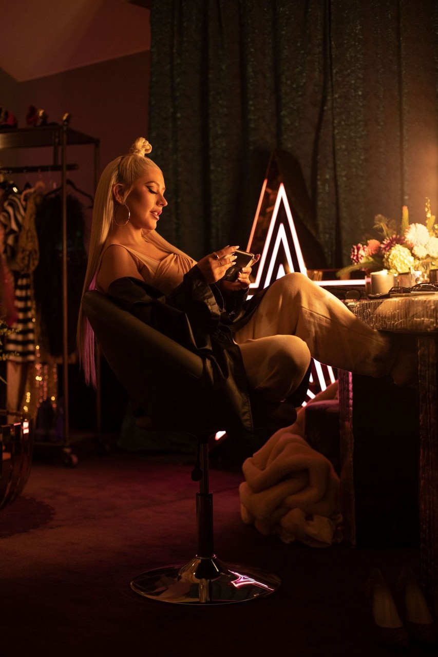 Christina Aguilera For Oled Nintendo Switch Campaign November