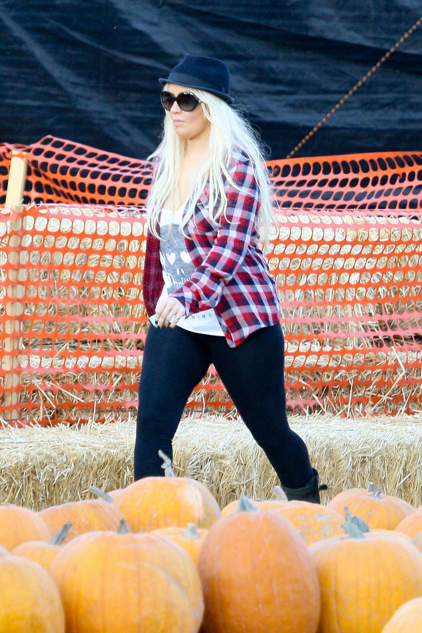 Christina Aguilera Pumpkin Patch