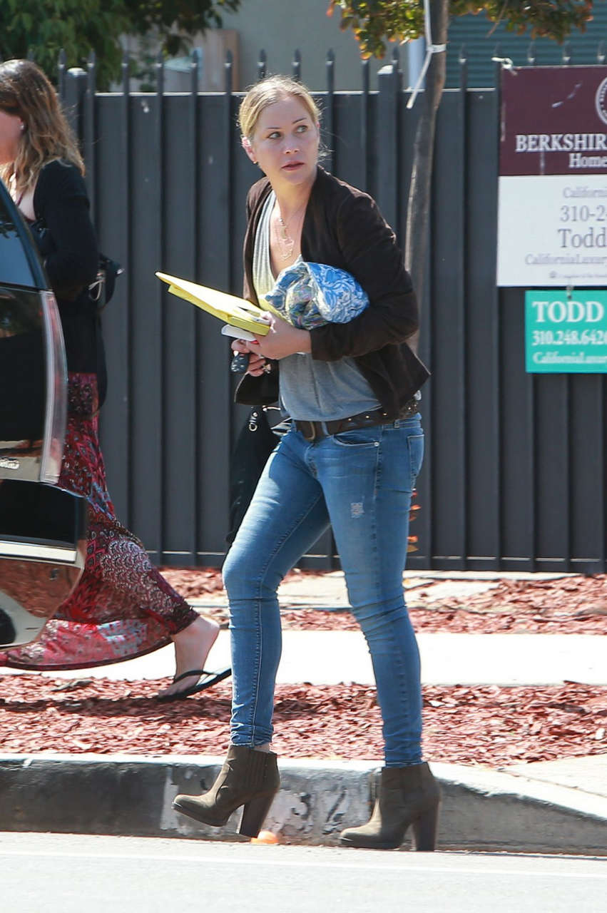 Christina Applegate Out About Los Angeles