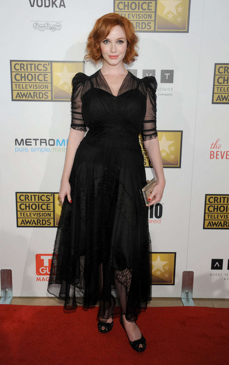 Christina Hendricks 2nd Annual Critics Choice Television Awards Beverly Hills