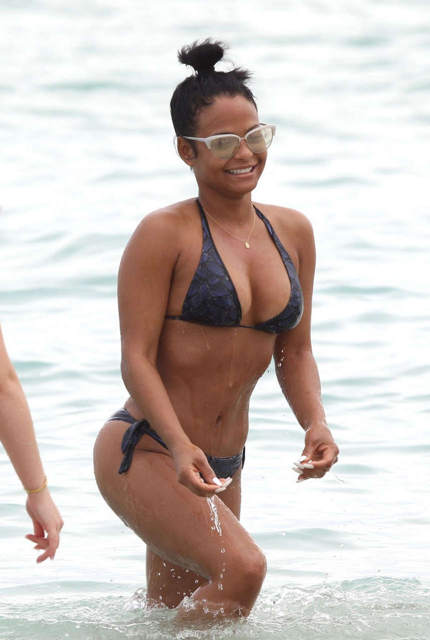 Christina Milian Bikini Beach Miami