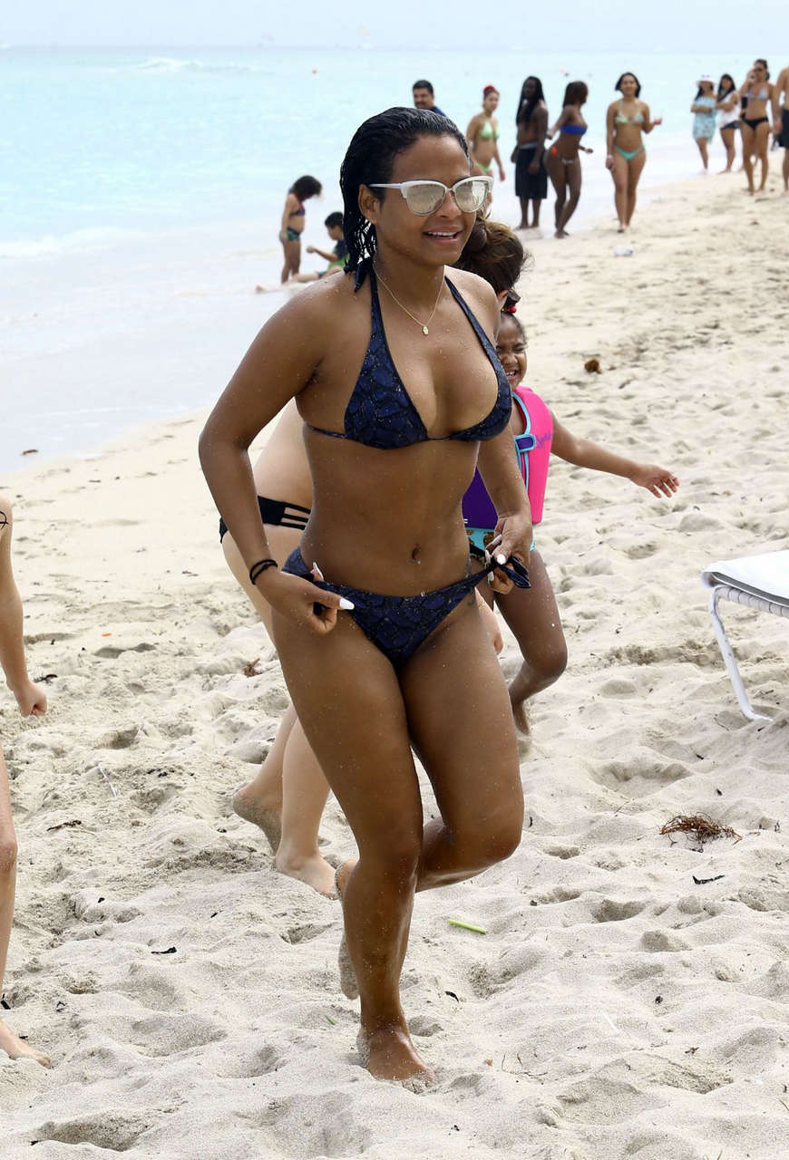 Christina Milian Bikini Beach Miami