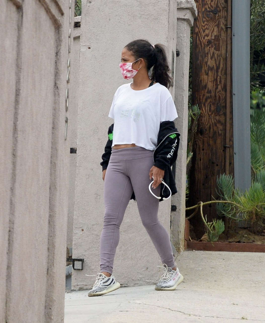 Christina Milian Out About Los Angeles