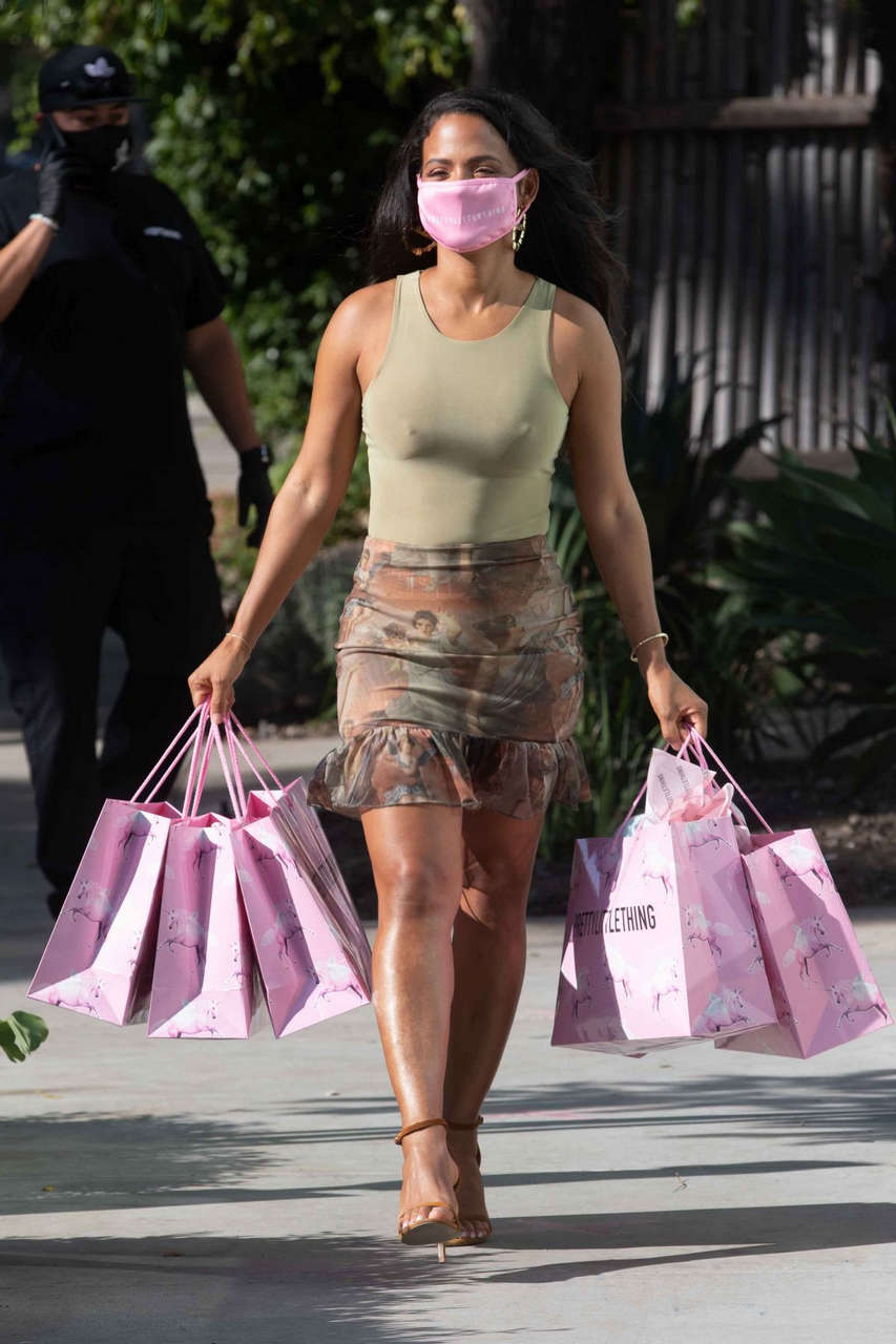 Christina Milian Out West Hollywood