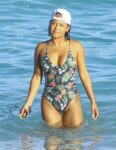 Christina Milian Swimsuit Beach Miami