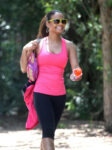 Christina Milian Tight Spandex Out For Afternoon Hike Hollywood