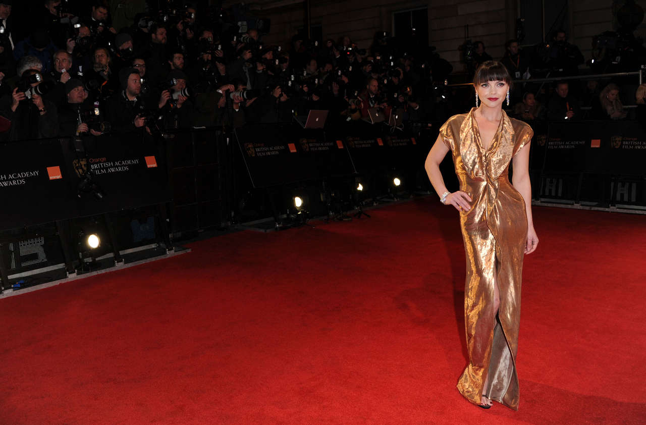 Christina Ricci Orange British Academy Film Awards London