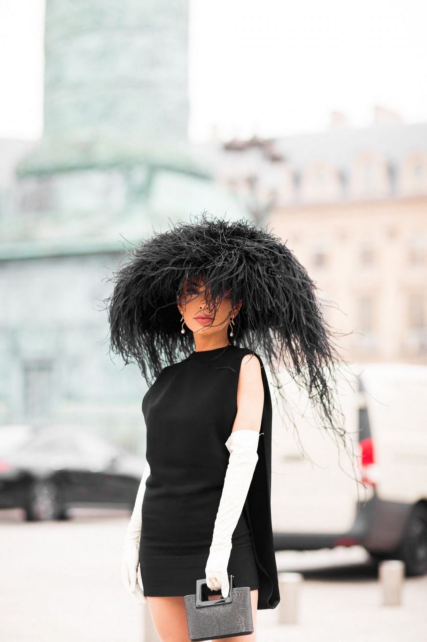 Christine Chiu Arrives Valentino Haute Couture 2022 Fashion Show Paris Fashion Week