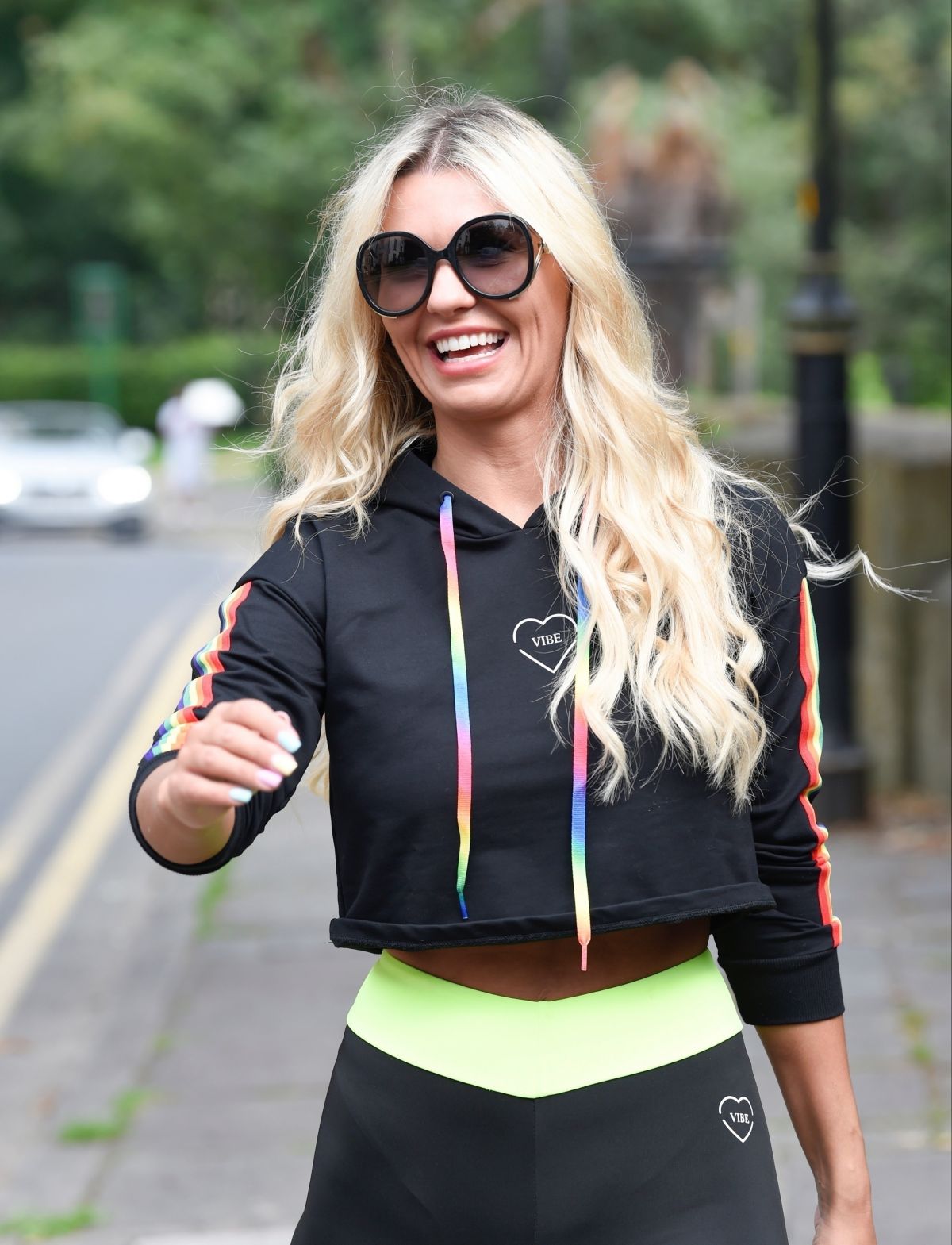 Christine Mcguinness Out Jogging Cheshire
