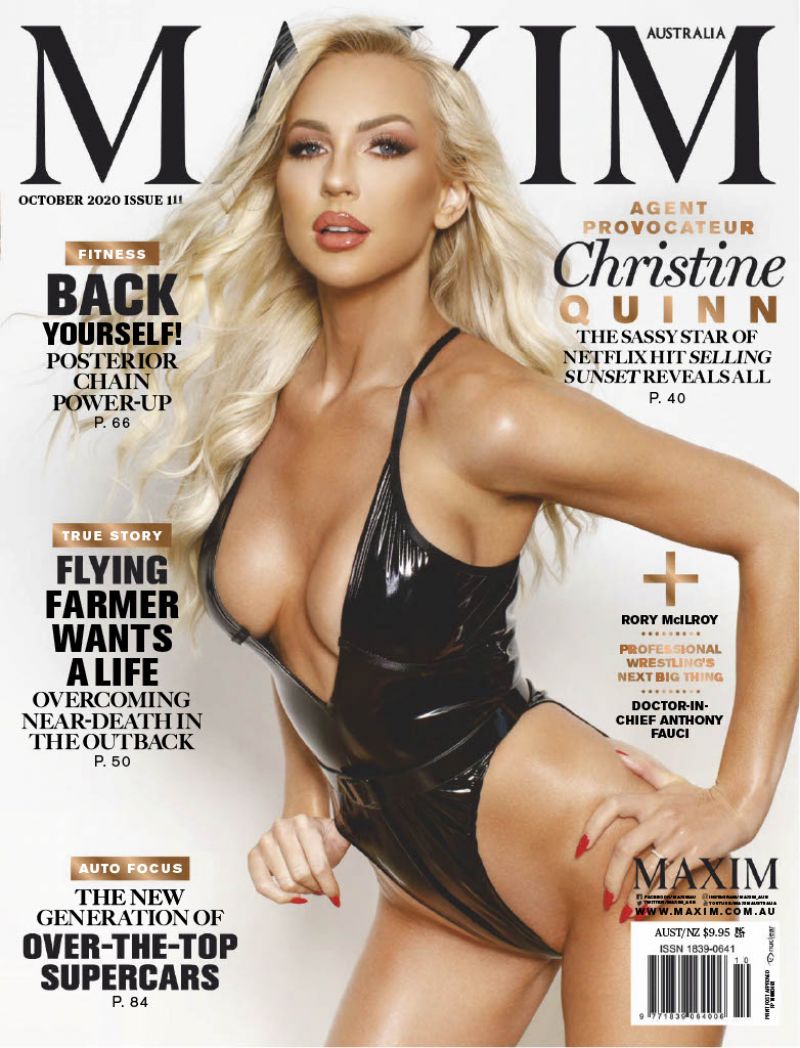 Christine Quinn Maxim Magazine Australia October