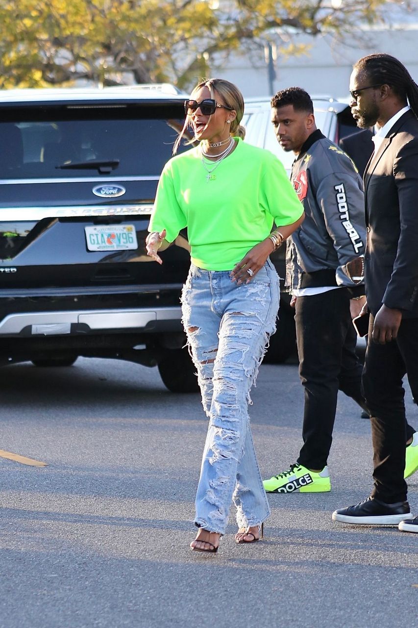 Ciara Arrives Fanatics Super Bowl Party Culver City