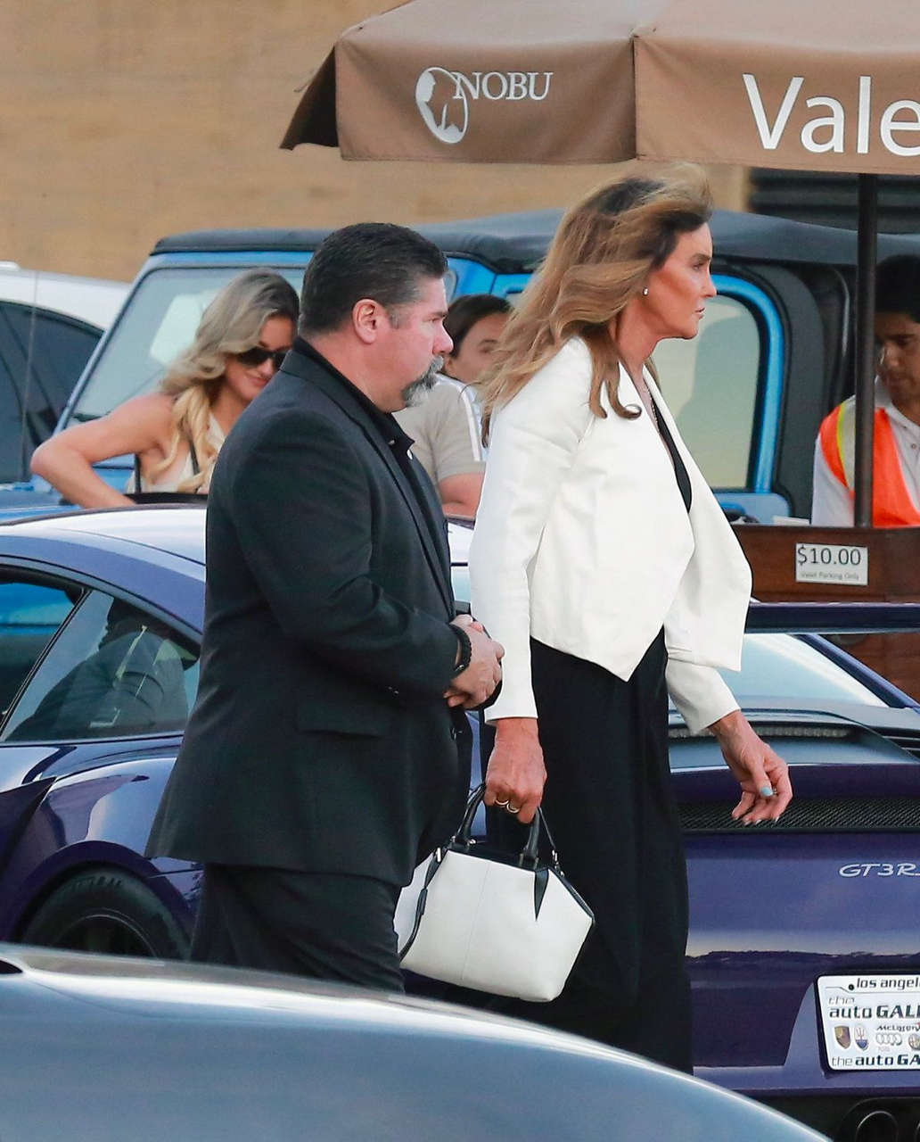 Ciatlyn Jenner Arrives Nobu Restaurant Malibu