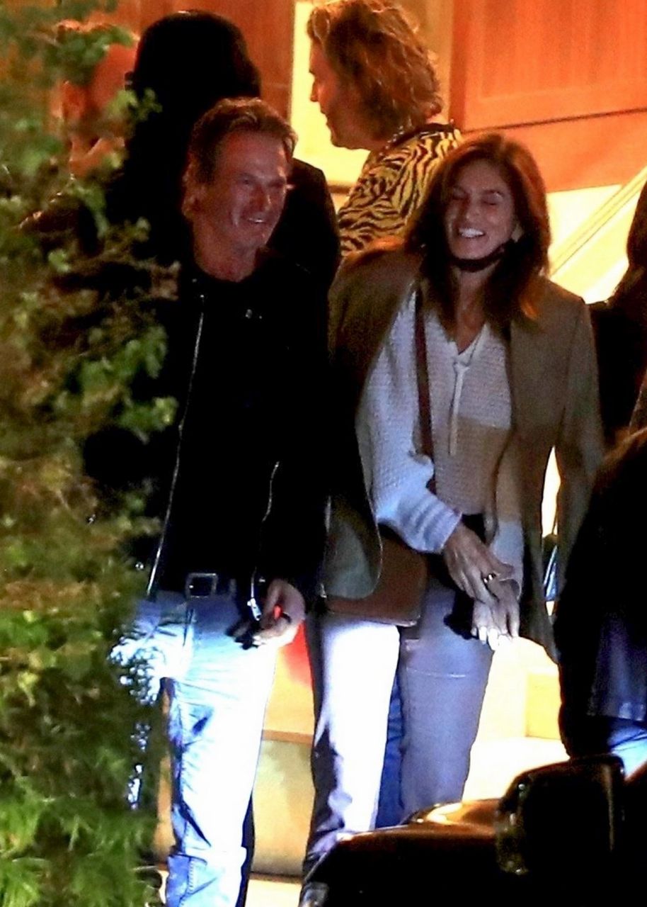 Cindy Crawford And Rande Gerber Sunset Tower Hotel West Hollywood