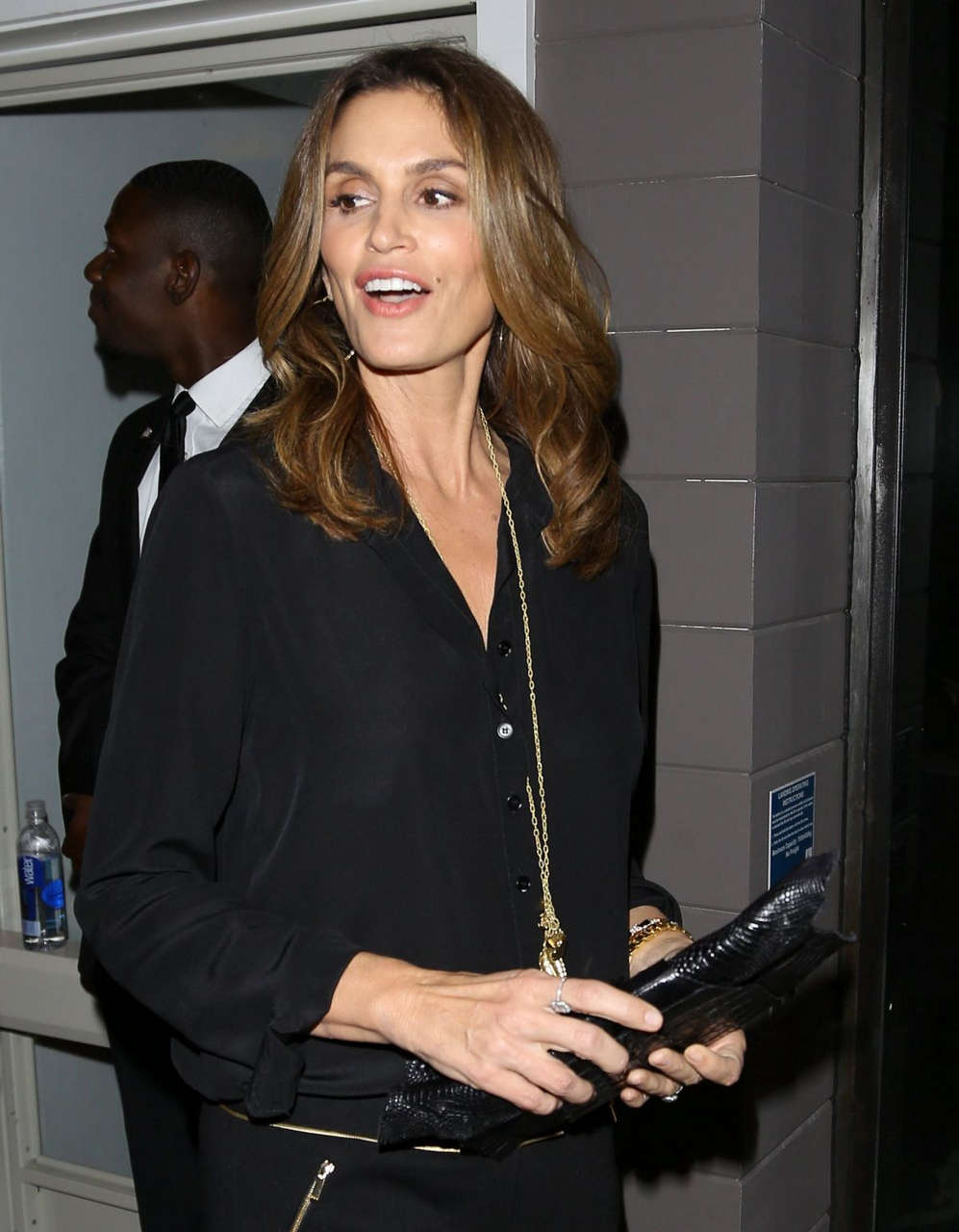 Cindy Crawford Out For Beverly Hills Salons Grand Opening