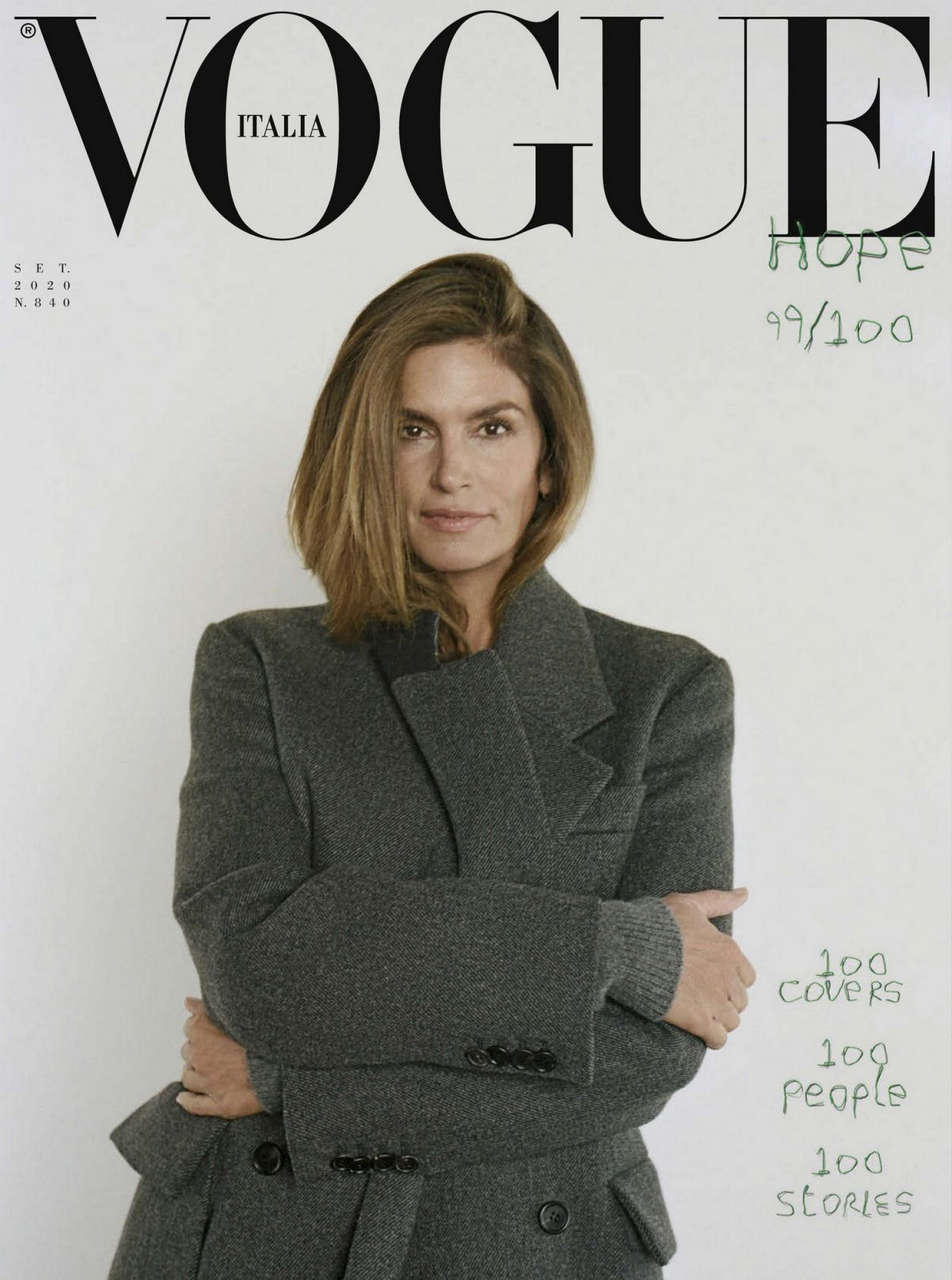 Cindy Crawford Vogue Magazine Italy September