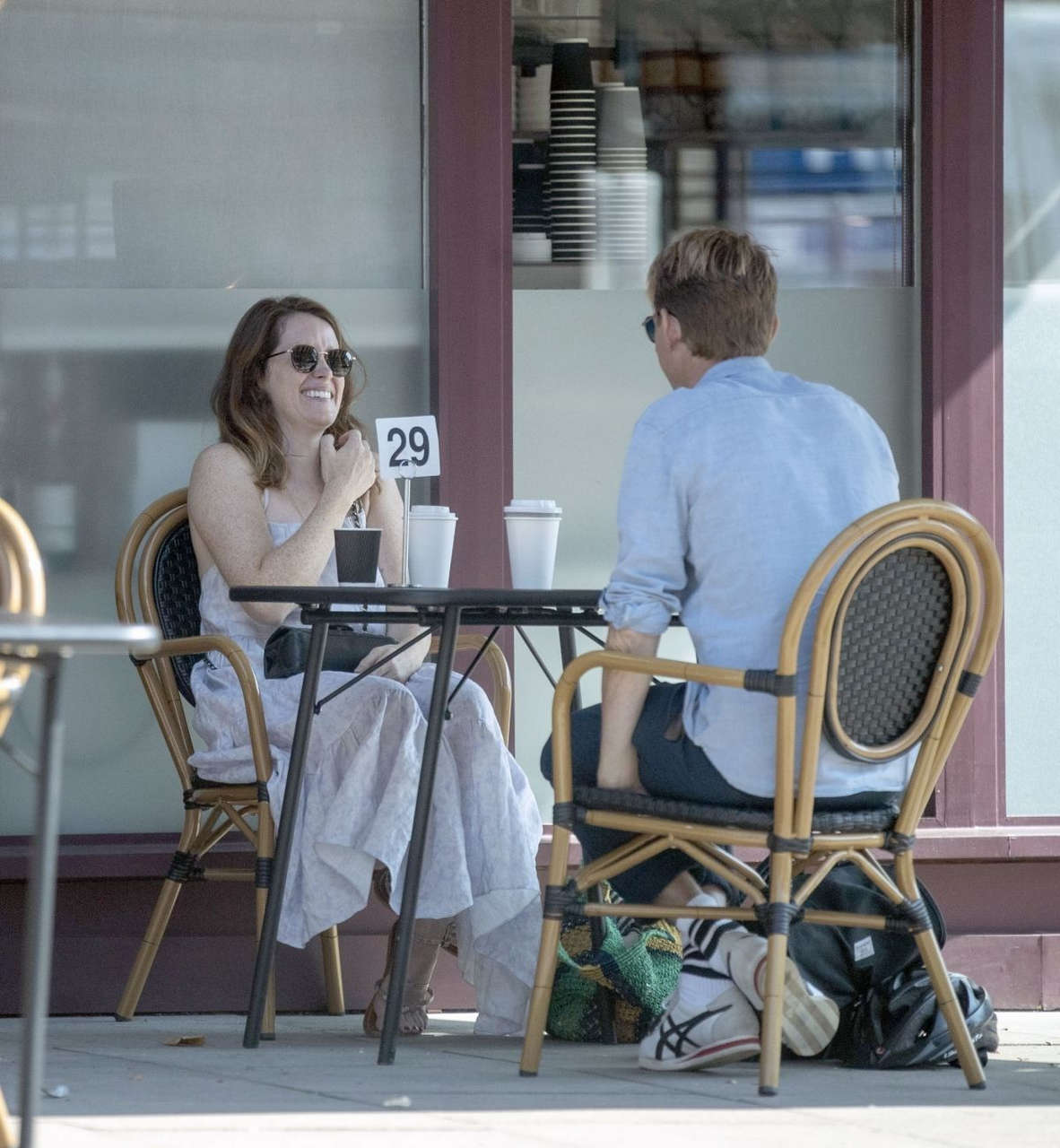 Claire Foy Out For Coffee Hampstead