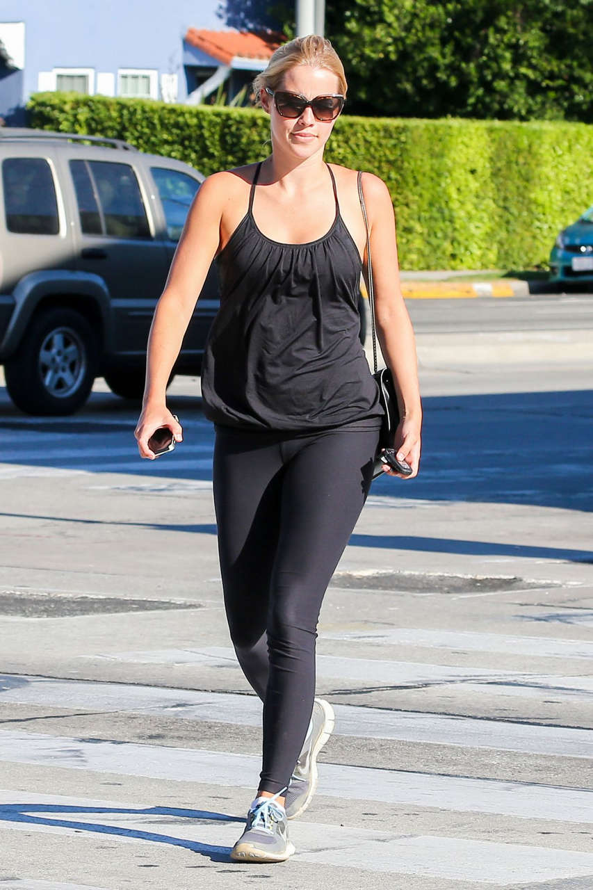 Claire Holt Tights Out About Los Angeles