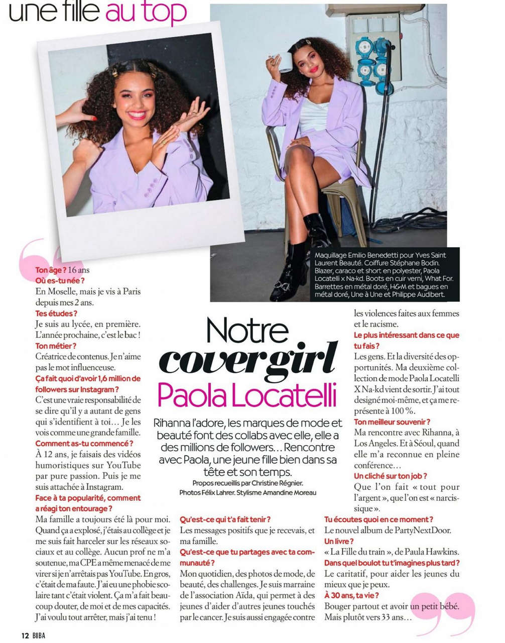 Clara Marz Paola Locatelli Biba Magazine September