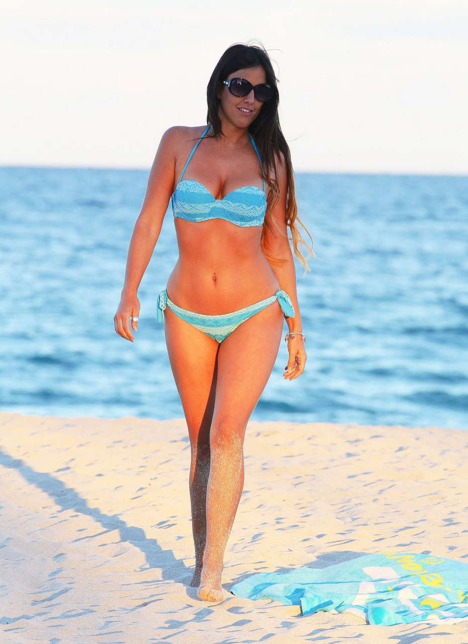 Claudia Romani Bikini Beach Miami
