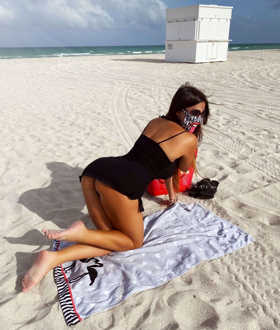 Claudia Romani Bikini Beach Miami