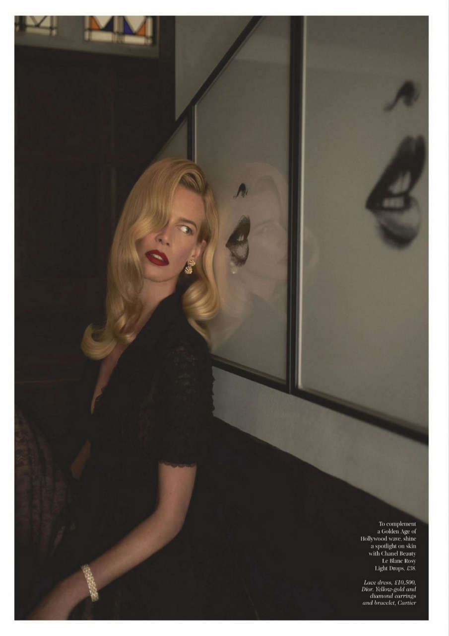 Claudia Schiffer Vogue Magazine Uk September