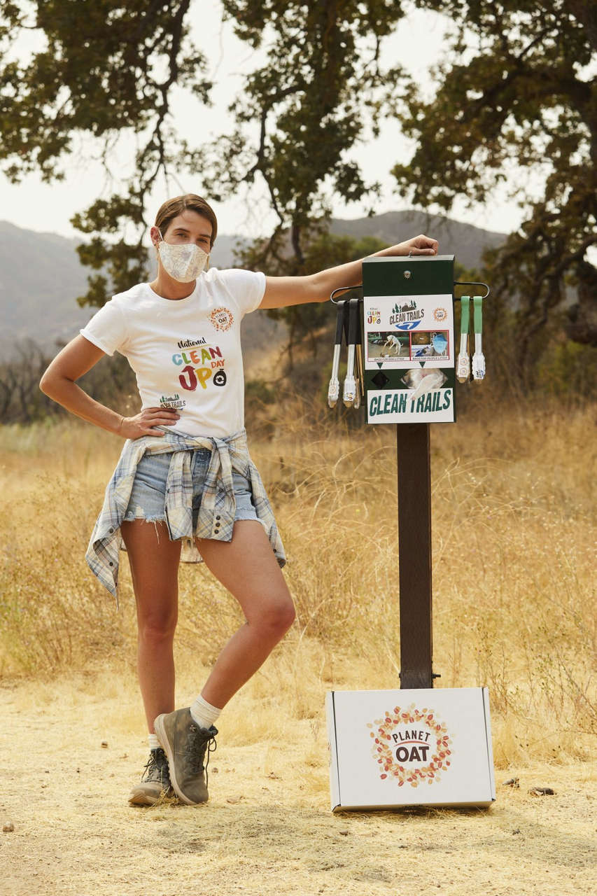 Cobie Smulders Celebrates Launch Of Planet Oat Project Calabasas
