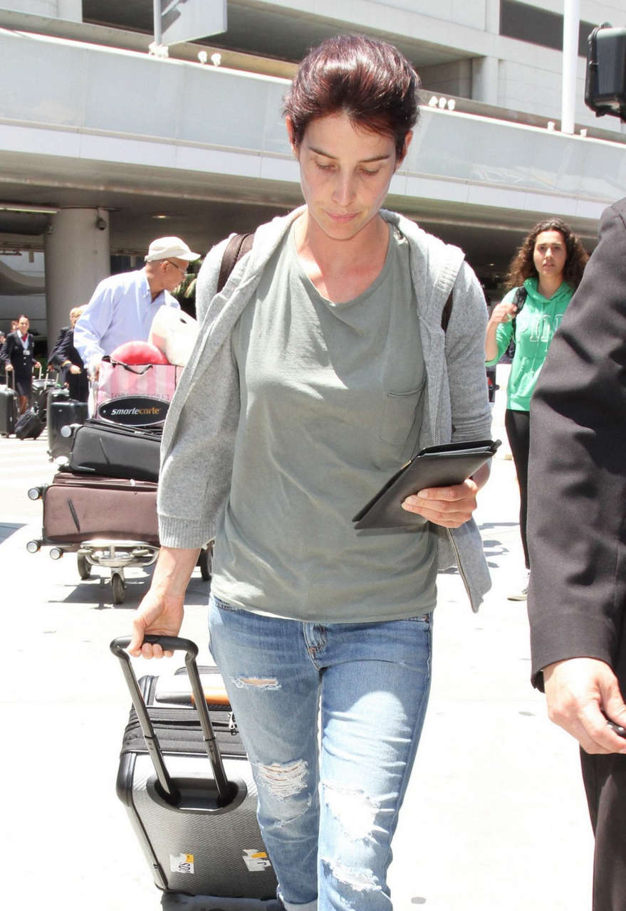 Cobie Smulders Los Angeles International Airport