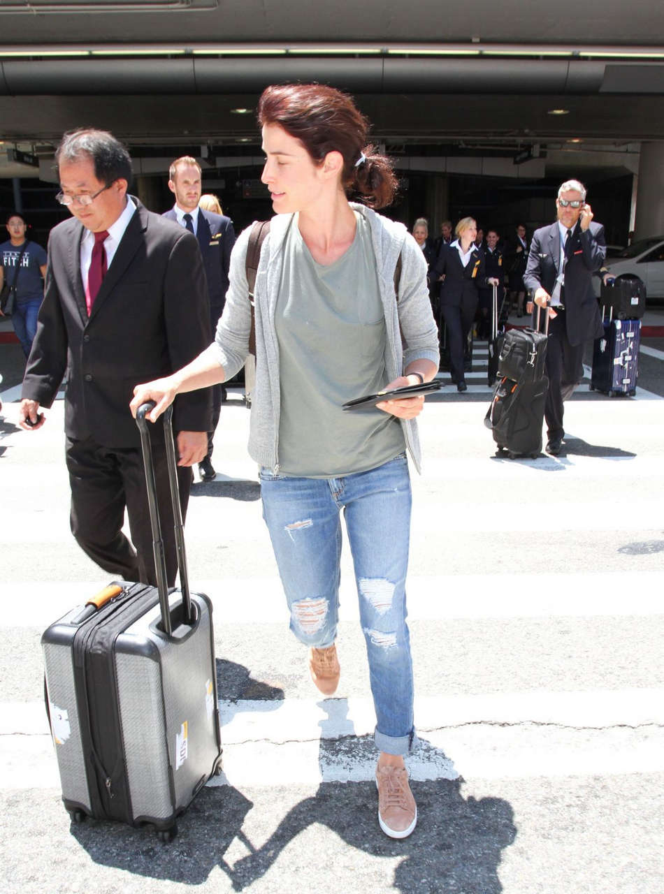 Cobie Smulders Los Angeles International Airport