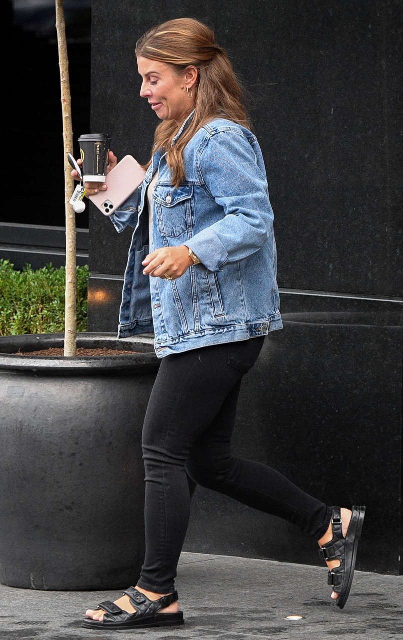 Coleen Rooney Leaves Her Hotel Manchester