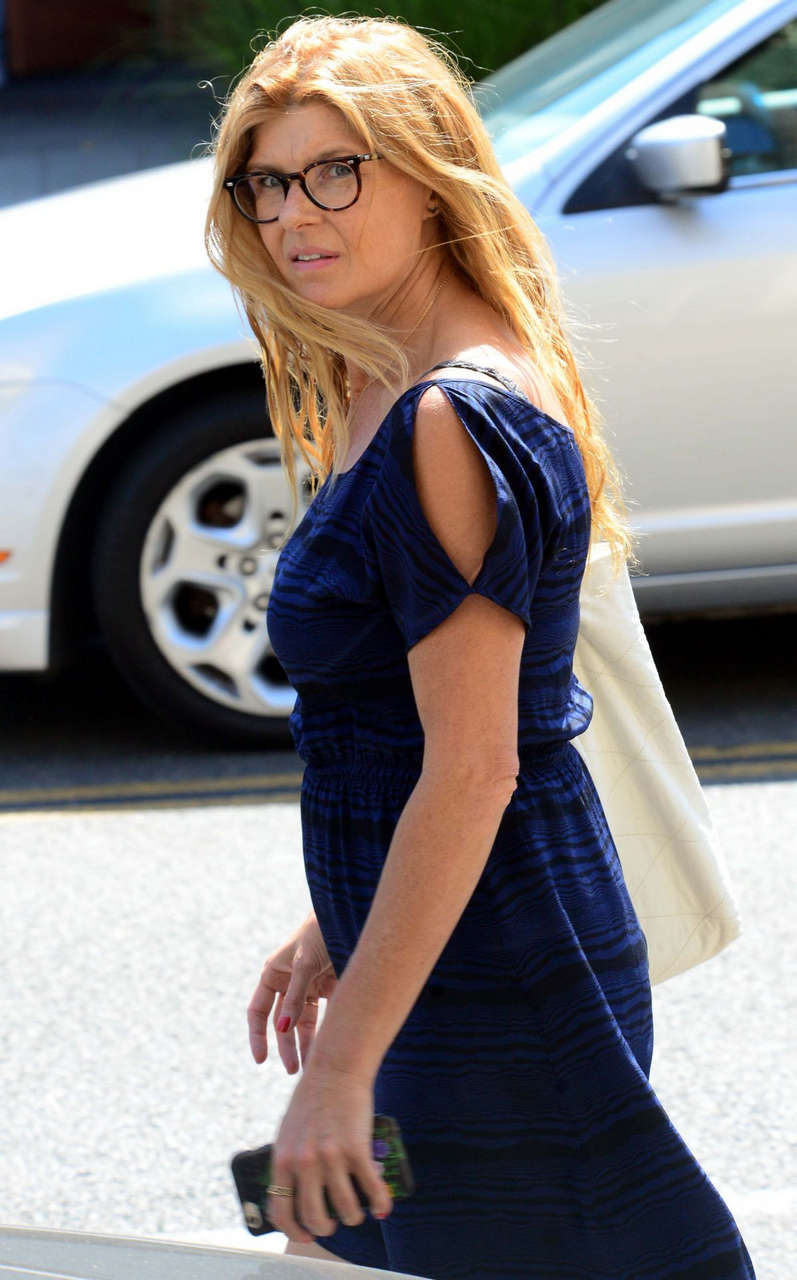Connie Britton Out About Beverly Hills