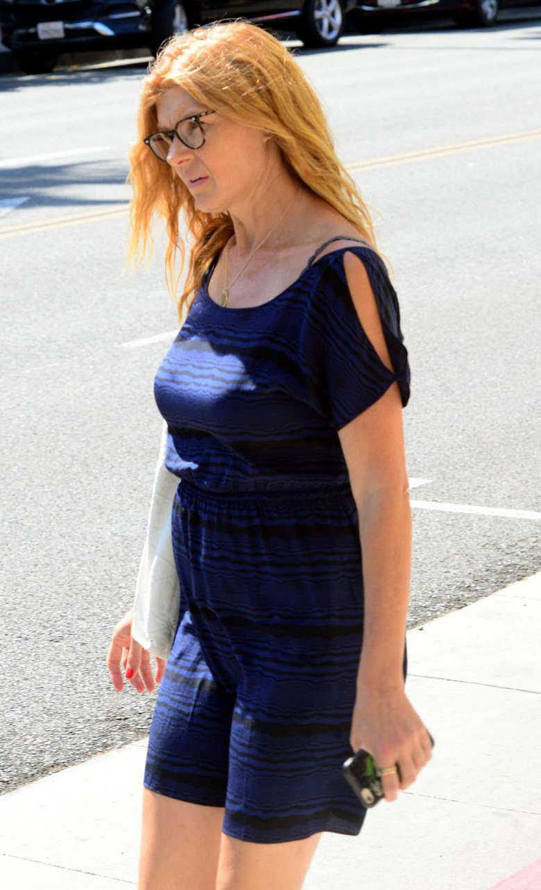 Connie Britton Out About Beverly Hills