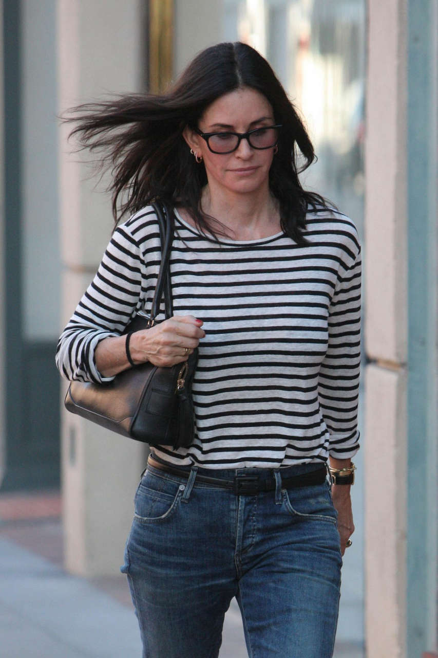Courteney Cox Out About Beverly Hills