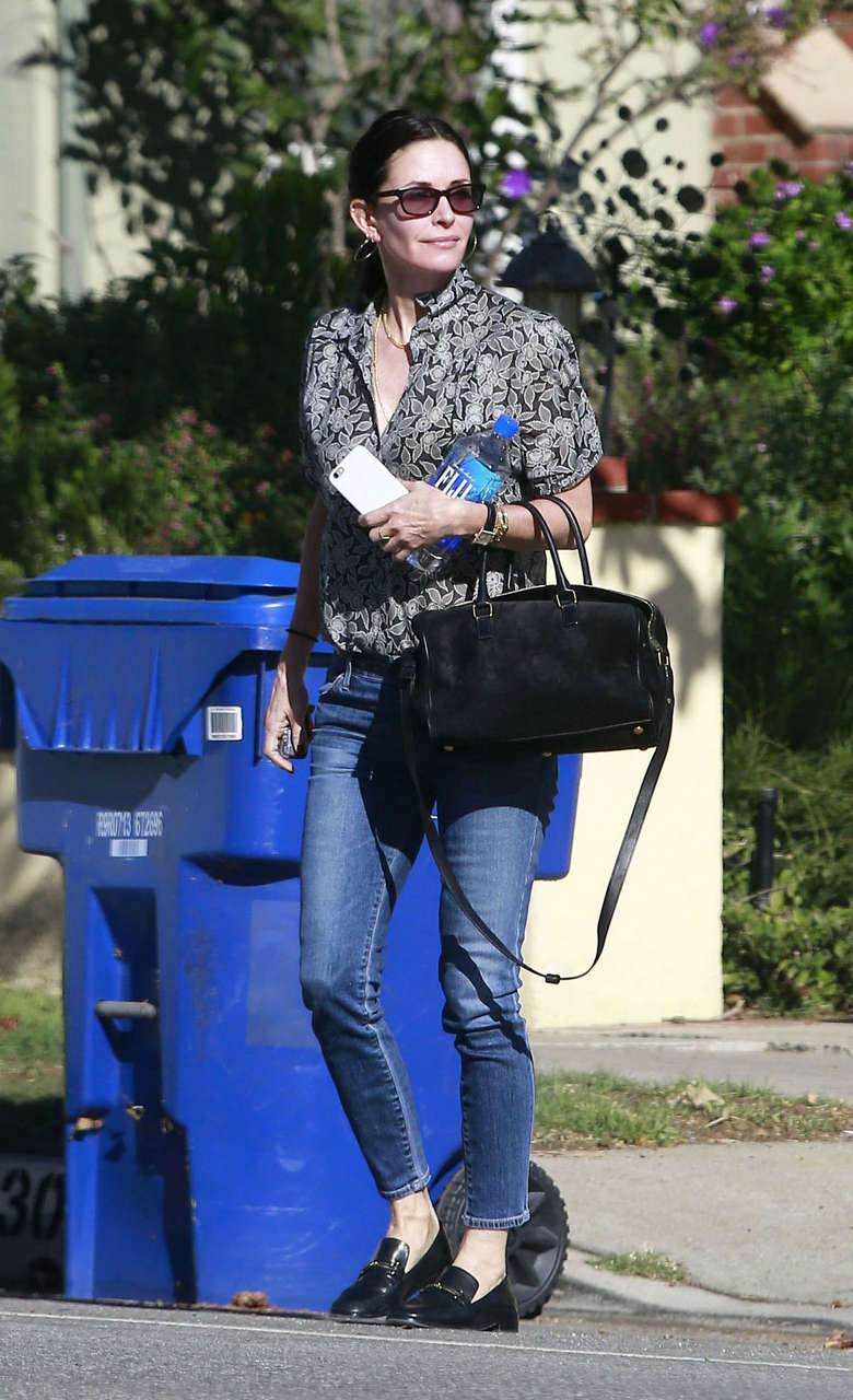 Courteney Cox Out About Los Angeles