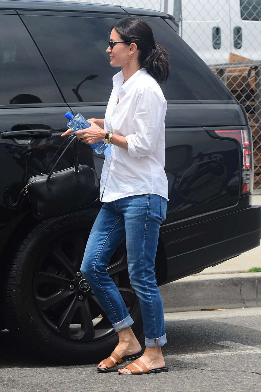 Courteney Cox Out About West Hollywood