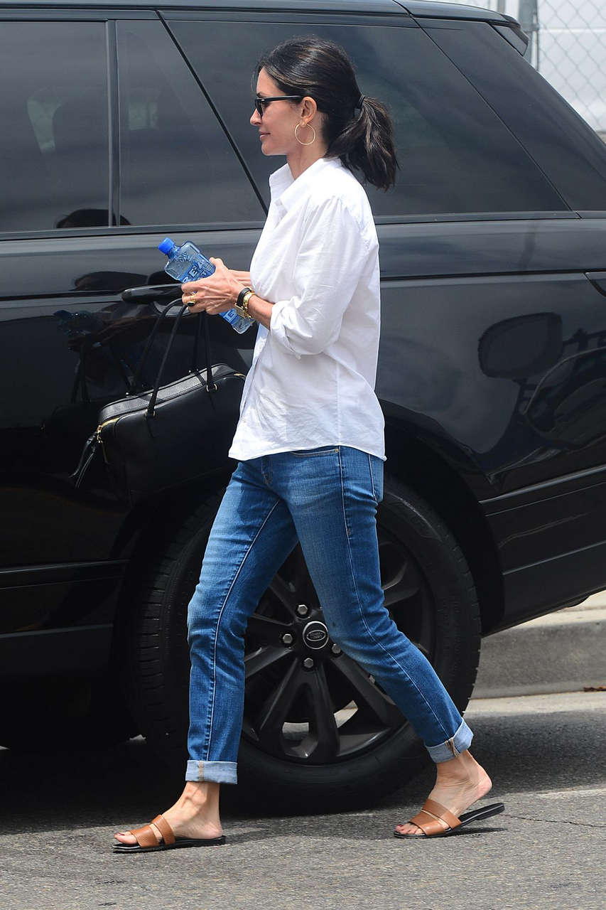 Courteney Cox Out About West Hollywood