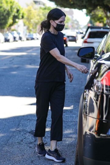 Courteney Cox Out Shopping West Hollywood
