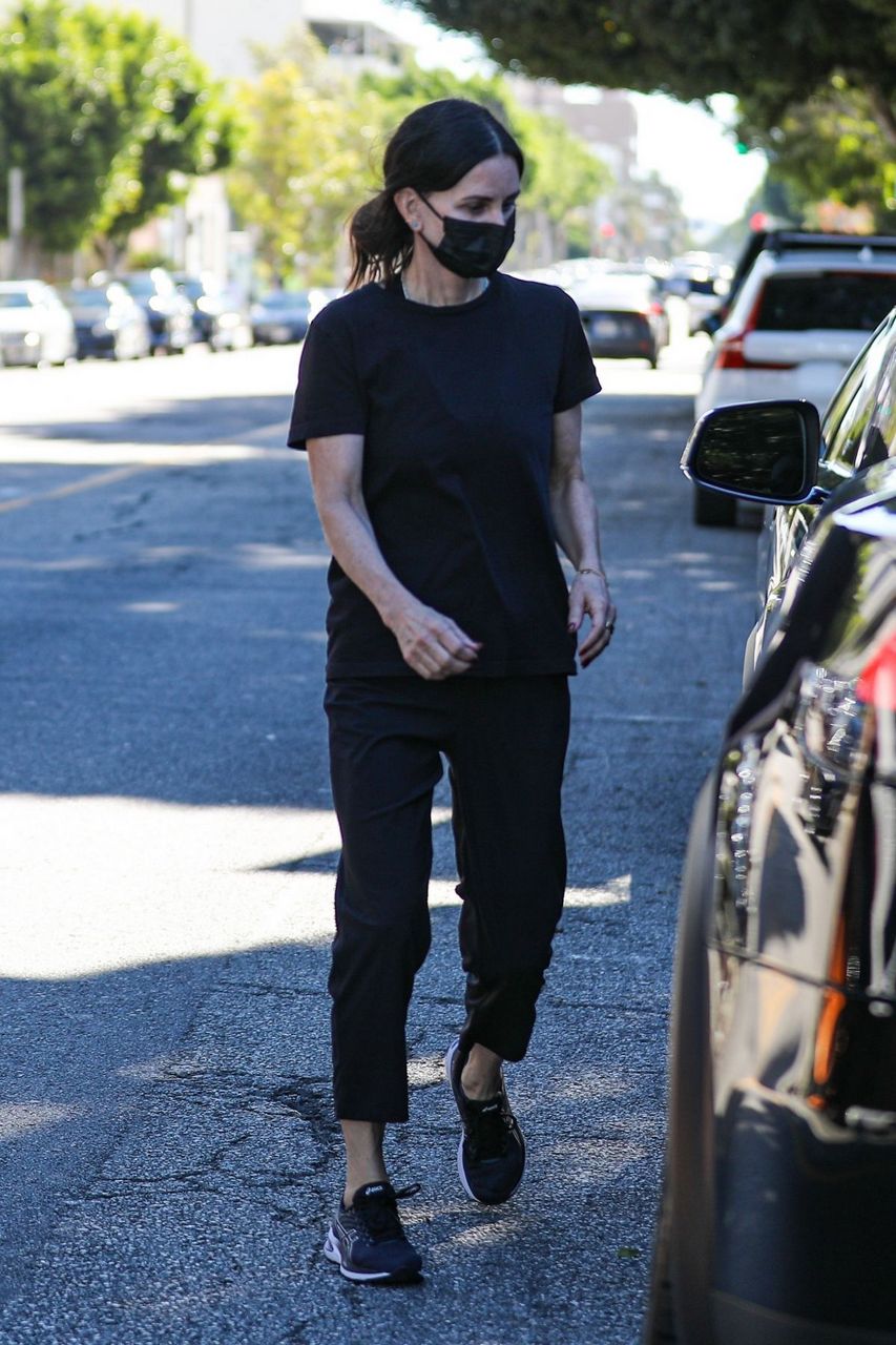 Courteney Cox Out Shopping West Hollywood