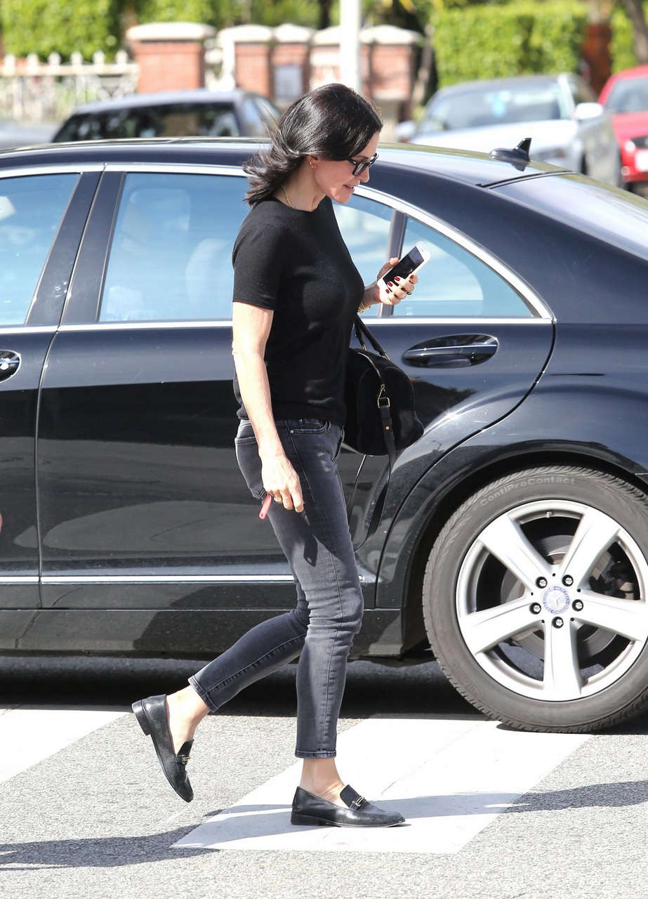 Courtney Cox Out About Los Angeles