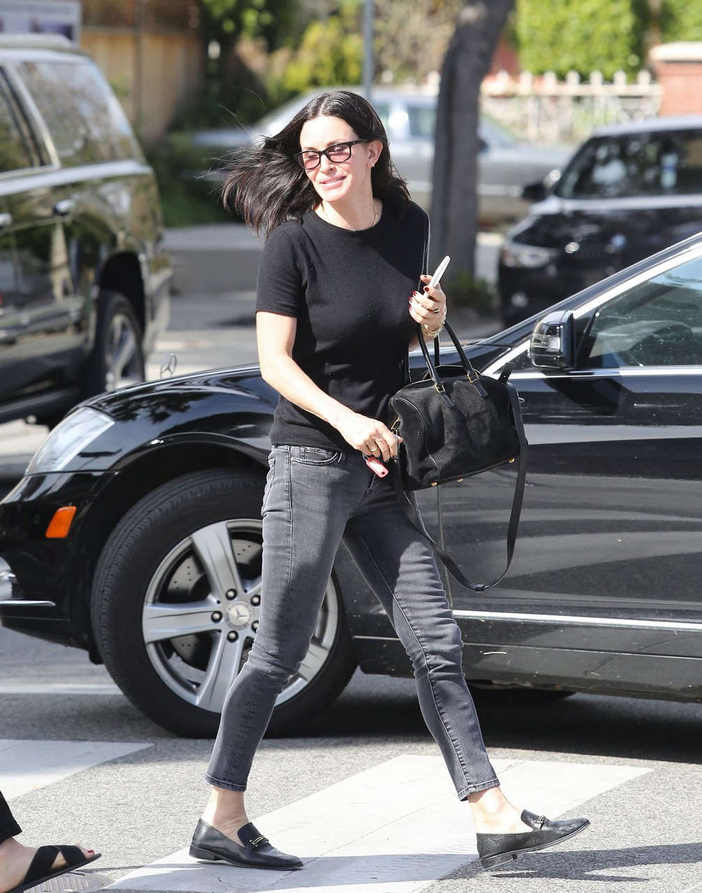 Courtney Cox Out About Los Angeles
