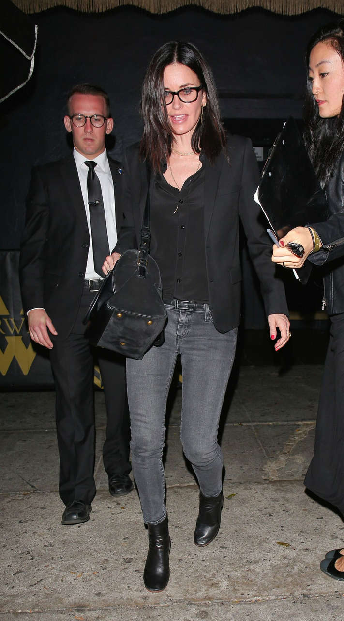 Courtney Cox Reese Witherspoons 40th Birthday Party Warwick Nightclub