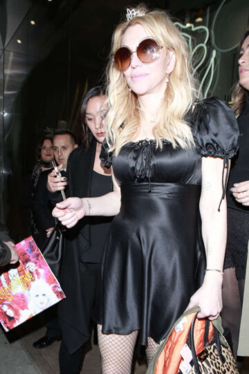 Courtney Love Laves Nasty Gal West Hollywood